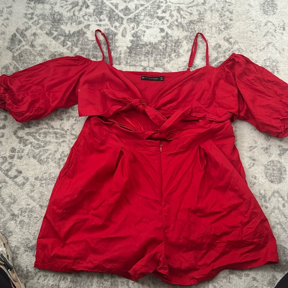 Red romper
